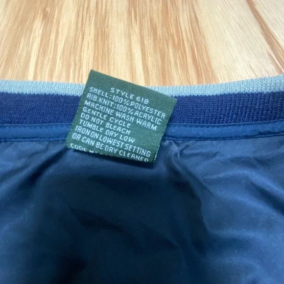 South Carolina State University Bullsogs Navy Blue Weatherproof Vest NWT Mens XL - Picture 5 of 8